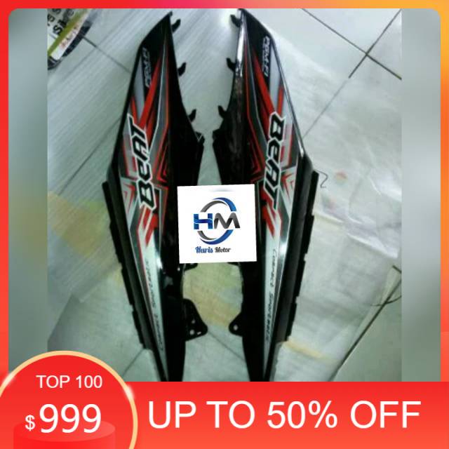 Termurah Cover Body belakang BEAT FI 2015-2016,hitam TERLARIS / MURAH Aufia Sparepart Motor