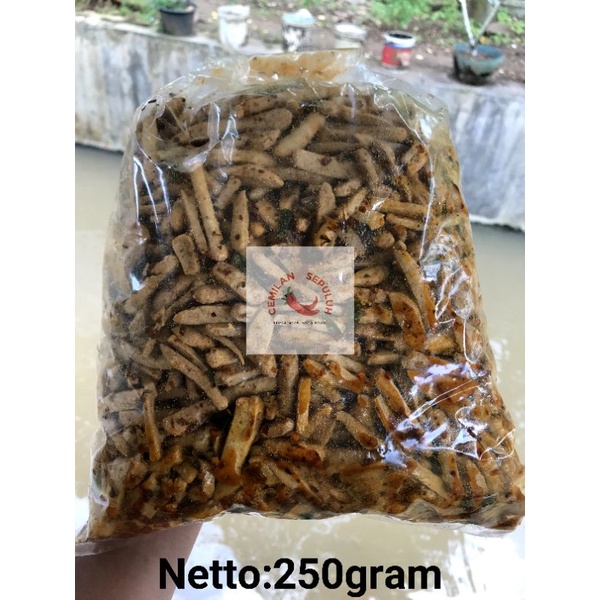 

basreng stik pedas viral extra daun jeruk 250gram