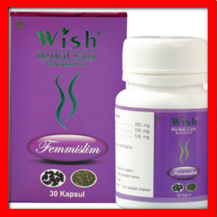 PROMO -  Femmislim Wish Herbal Care dr Boyke / Femmi Slim / Femi Slim / Femislim (Obat Pelangsing