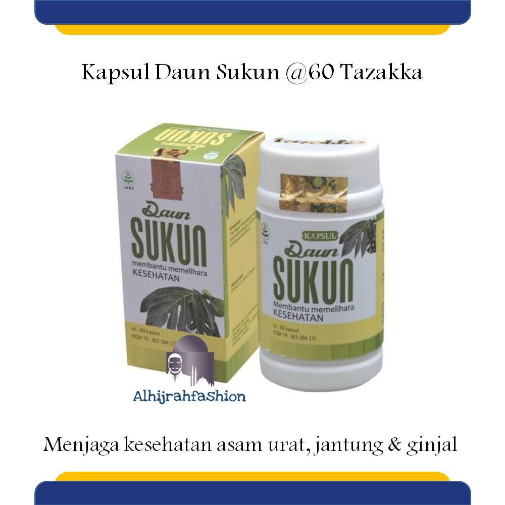 

Kapsul Daun Sukun @60 Tazakka Herbal Hepatitis Herbal Hipertensi