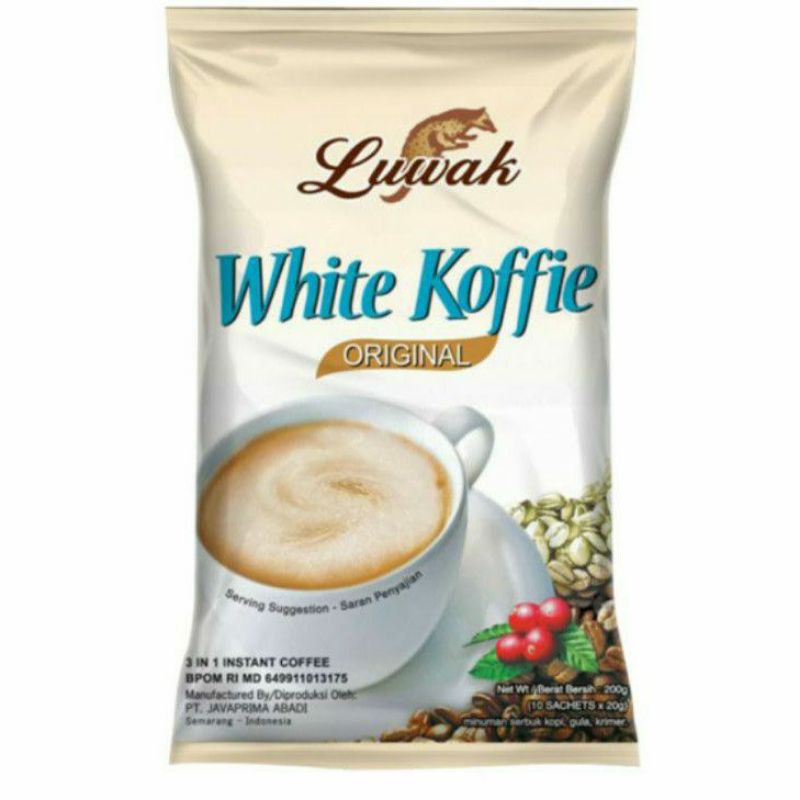 

luwak white koffie 10x20 gr box