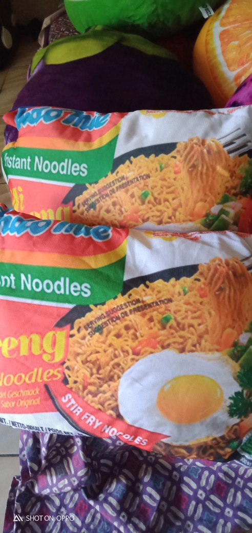 Set Snack Bantal Guling Pensil Bahan Polimicro Motif Pocky