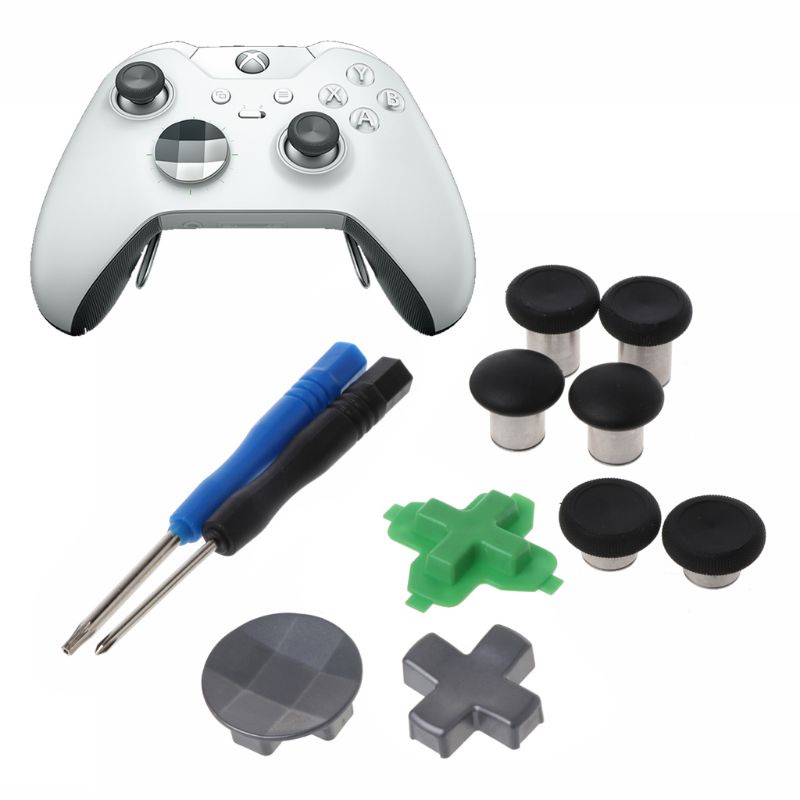 Cre Swap Tombol Analog Stik Grip D-Pad Bumper Trigger Pengganti Untuk Controller Xbox One Elite