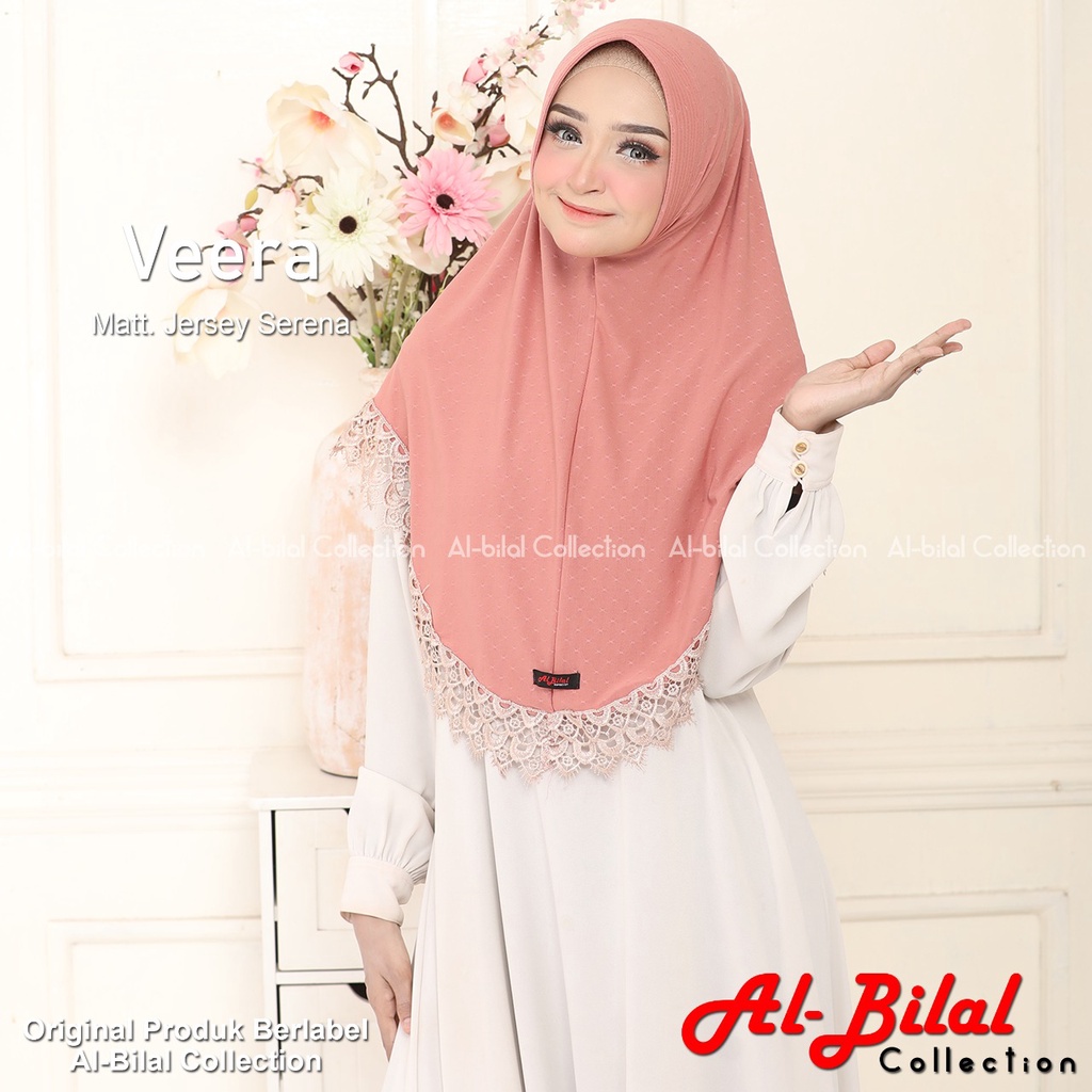Jilbab Khimar Veera Strada Jersey By Albilal Collection-2
