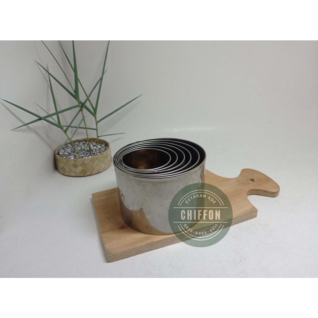ring roti bulat / ring cutter / ring burger tinggi 7 cm