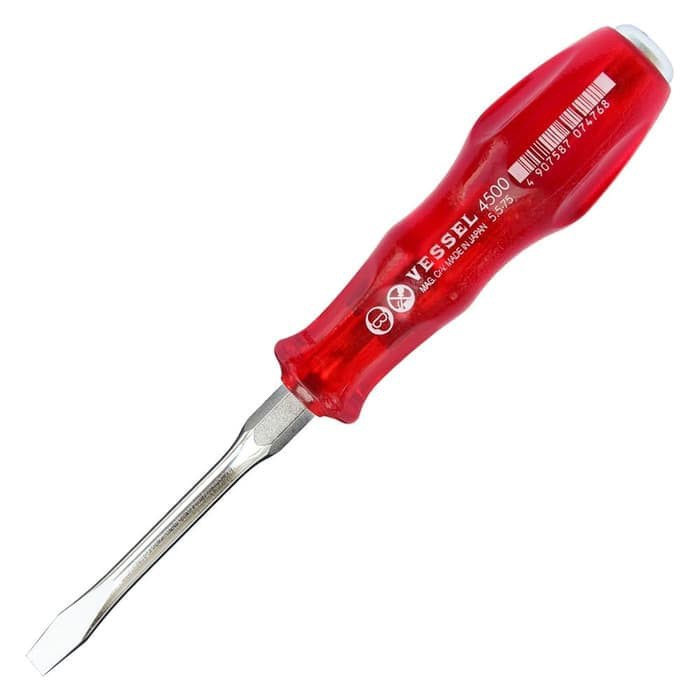 Obeng Ketok Impact Vessel 4500 -Slotted 5.5x75 -Power Grip Screwdriver