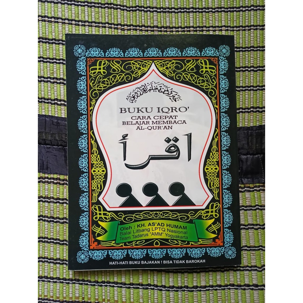 Buku IQRA belajar Al - Qur'an / Buku Iqra Besar Jilid 1-6 Ukuran 15x21