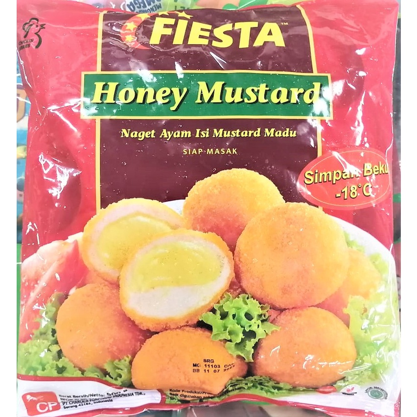 

Fiesta Nugget Ayam Honey Mustard (Isi Mustard Madu) 500gr