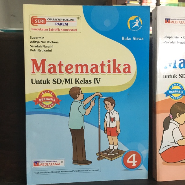 Buku Matematika Mediatama kelas 4