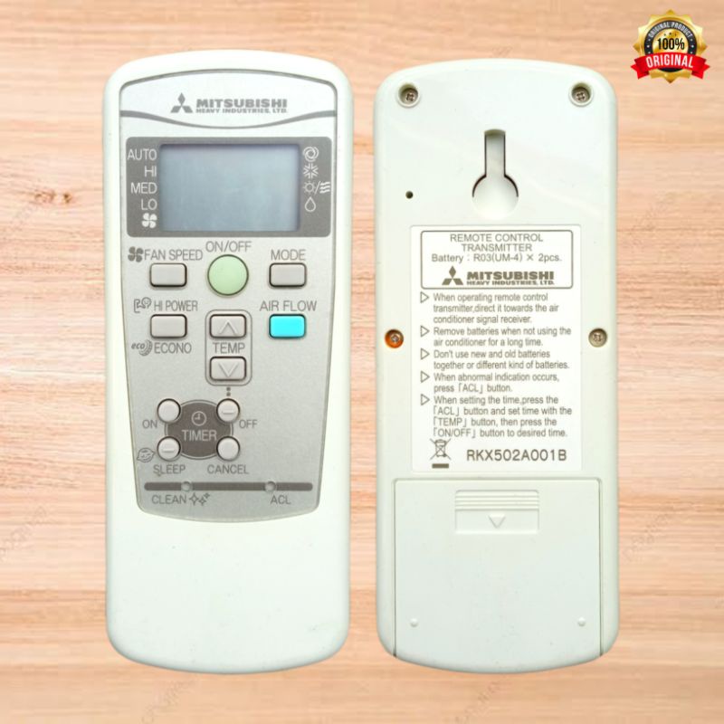 Remote Remot AC MITSUBISHI Original