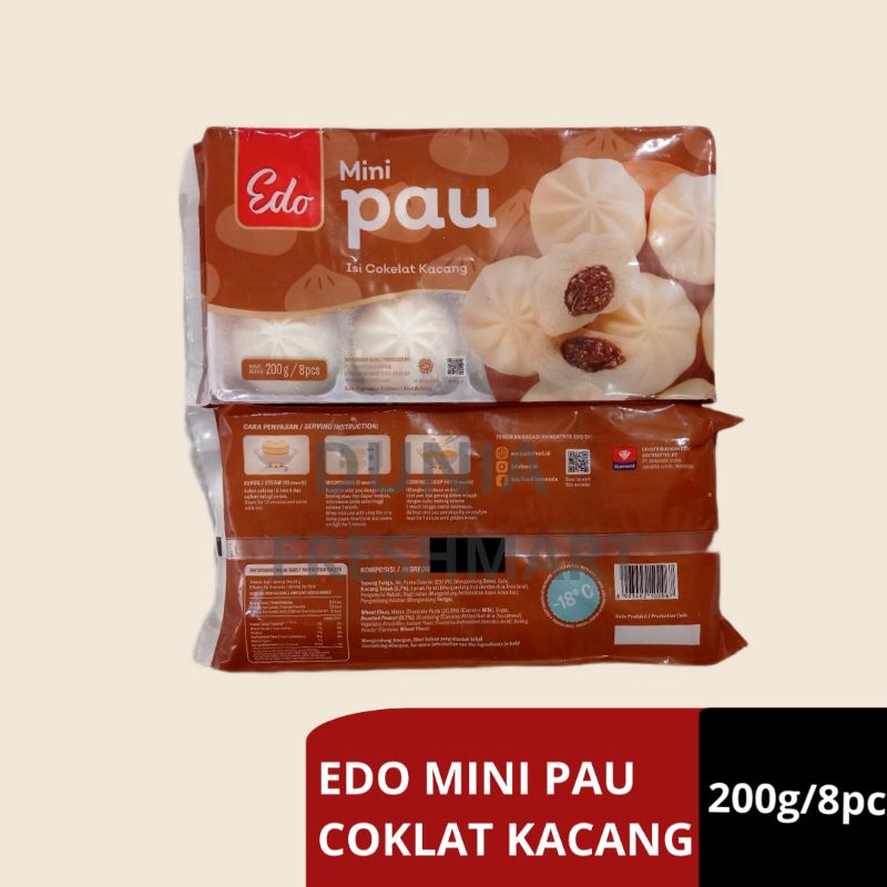 

Edo Mini Pau Isi Coklat Kacang 200gram isi 8 pcs