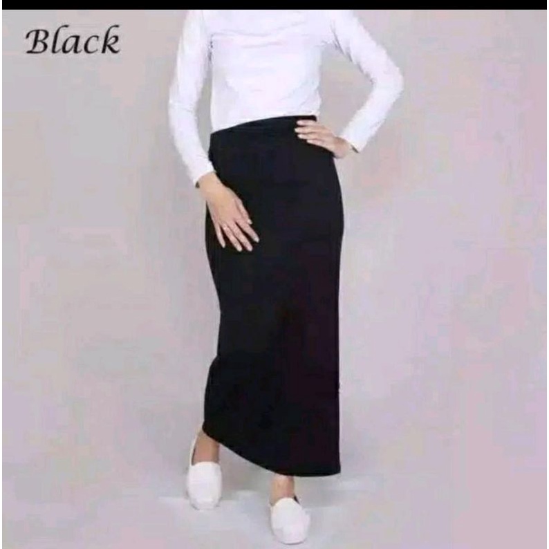 Rok Span Scuba Maxi Skirt Termurah Best Seller | Rok Wanita