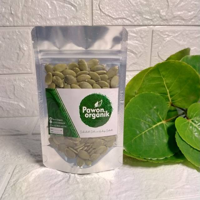 Roasted Organic pumpkin seed biji labu organik matang MPASI 90gr 90 gr Oat meal Muesli JSR