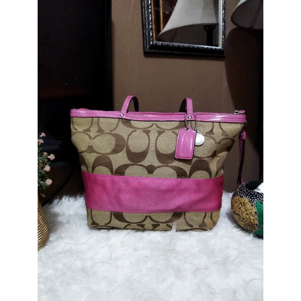 Tas Preloved Coach Kanvas