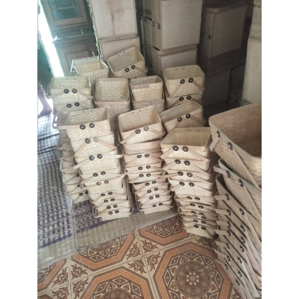 

Keranjang Bunga / Keranjang Bambu / Tas Bambu / Hampers Bambu Hamper 2