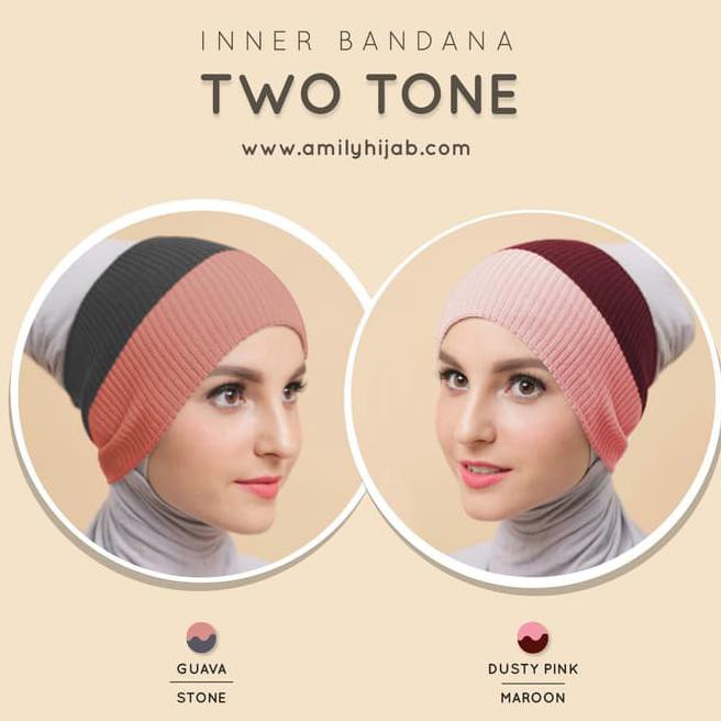 bz36 inner/ ciput rajut twotone by amily p3d1