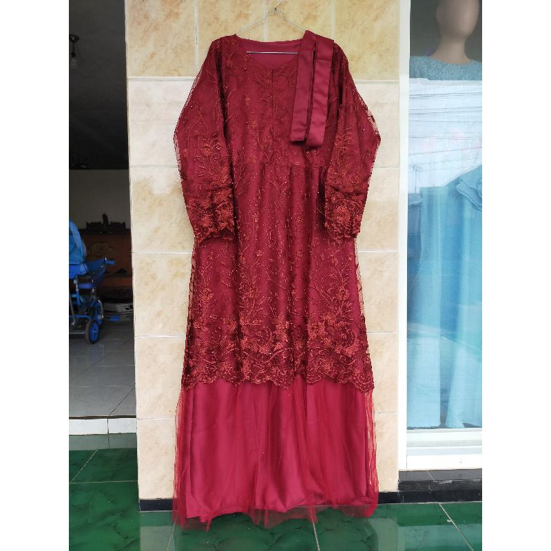 alodia dress/ gamis alodia/ dress pesta/ zelvia dress/ gamis zelvia
