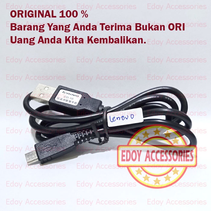 Kabel Data Lenovo P2 Turbo P2a42 Kabel Casan Cas Original 100