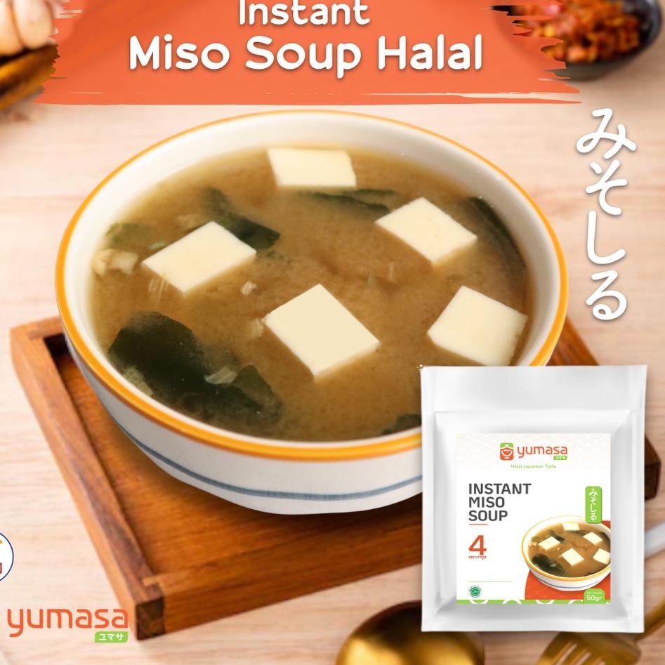 

Bagus Dipakai ✹ YUMASA Japanese Miso Soup Instant | Sup Miso Jepang Halal 50gr!