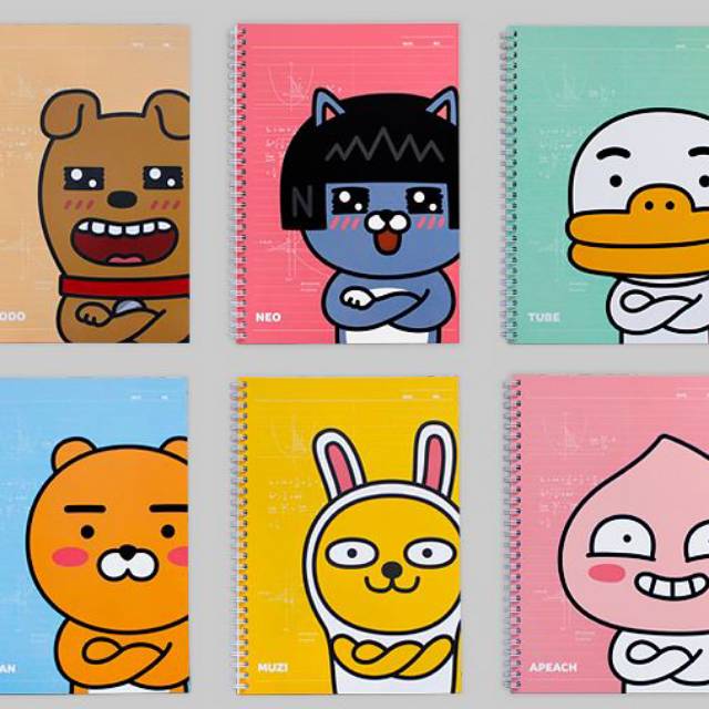 

KAKAO FRIENDS NOTEBOOK WIRED