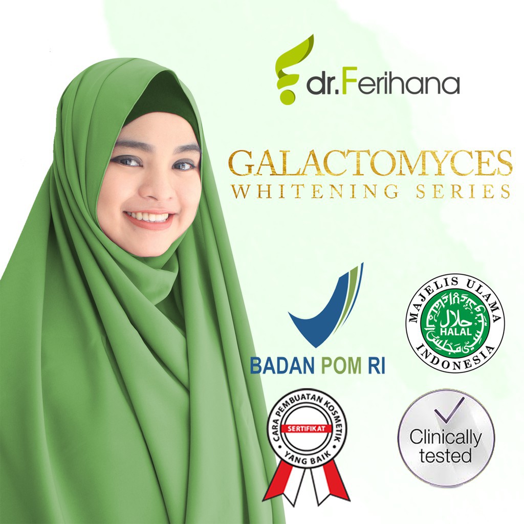 Galactomyces Serum for Oily &amp; Acne Prone Skin dr. Ferihana Cosmetics &amp; Skincare Merupakan Serum untuk Mengatasi Minyak Jerawat Memudarkan Flek Hitam Pencerah sekaligus Anti Aging