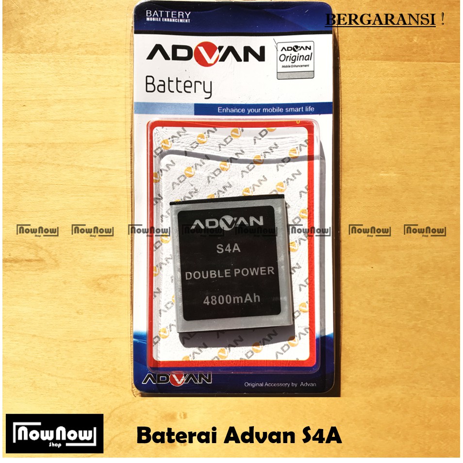 Baterai Advan S4A Original Double Power Batre Batrai Battery HP