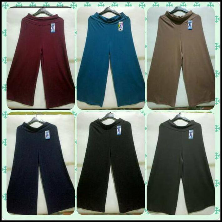 CELANA KULOT JERSEY WANITA JUMBO PREMIUM