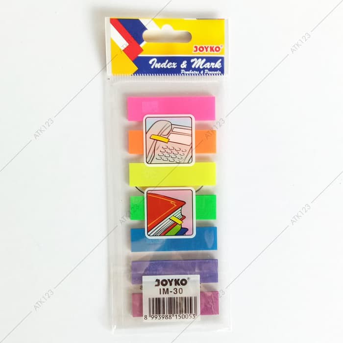 

Ready Stok Page Markers Flags Index Joyko IM 30 Uk 11 x 45 mm Limited