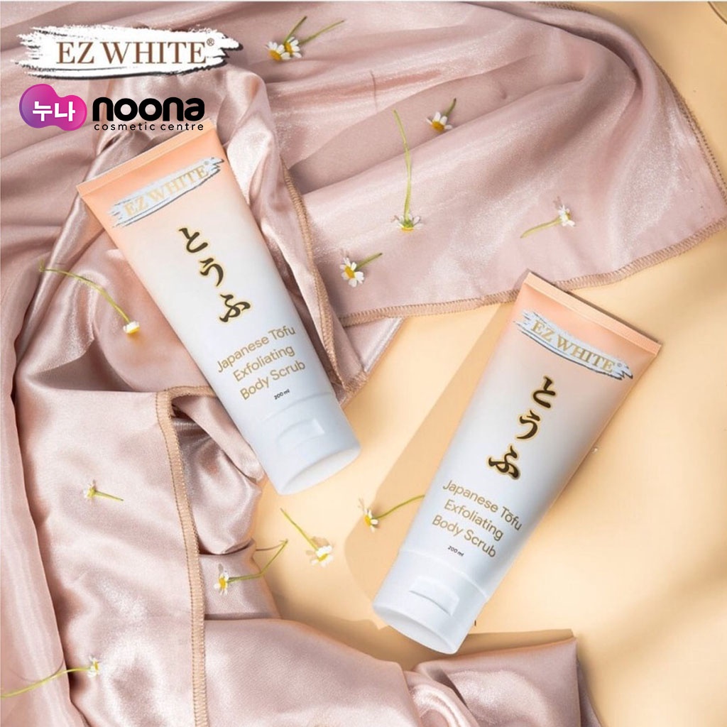 EZ WHITE JAPANESE TOFU EXFOLIATING BODY SCRUB 200ML