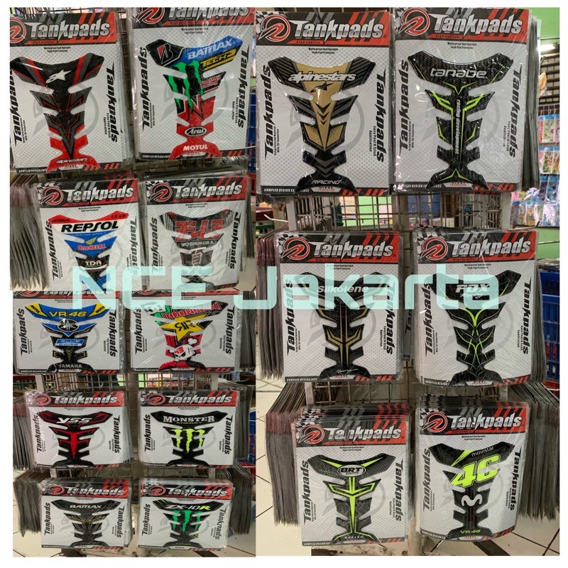 TANKPAD TANK PROTECTION PELINDUNG TANKI MOTOR RX KING VIXION SCORPIO BYSON NINJA CB150R CBR250 TIGER