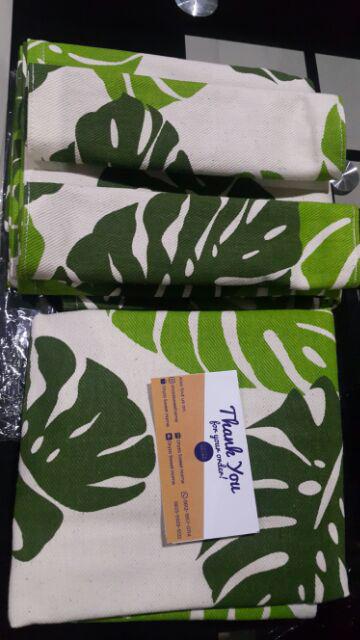 Cover Sarung Penutup Pelindung Galon Aqua - Motif Daun Monstera