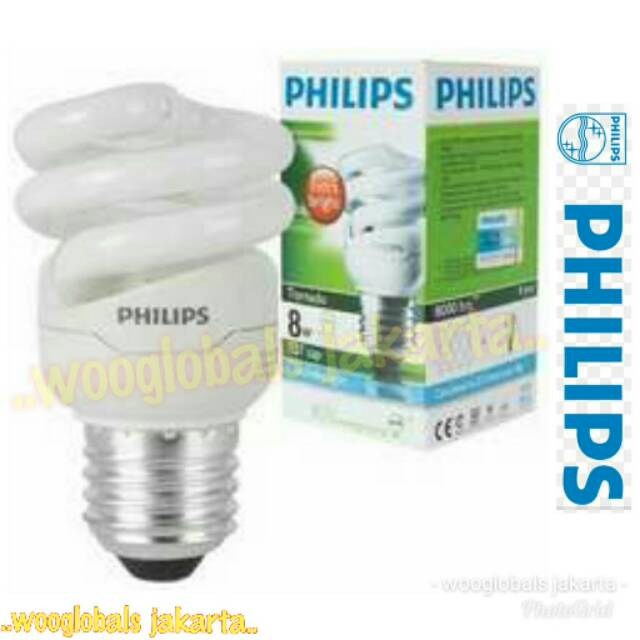 Jual Lampu Spiral Watt Putih Philips Tornado W Bohlam Hemat Energy Asli Sni Original White