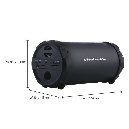 SPEAKER MULTIMEDIA SIMBADDA CST 800N BLACK / GRAFITI SUBWOOFER PORTABLE MUSIC PLAYER POWER SOUND