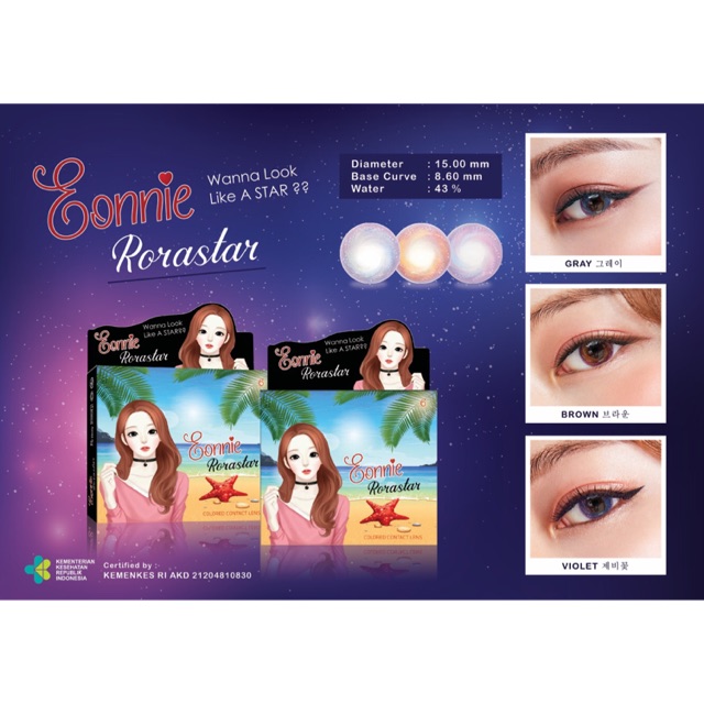 Softlens RORASTAR by Eonnie / Eonie Rora Star Lens