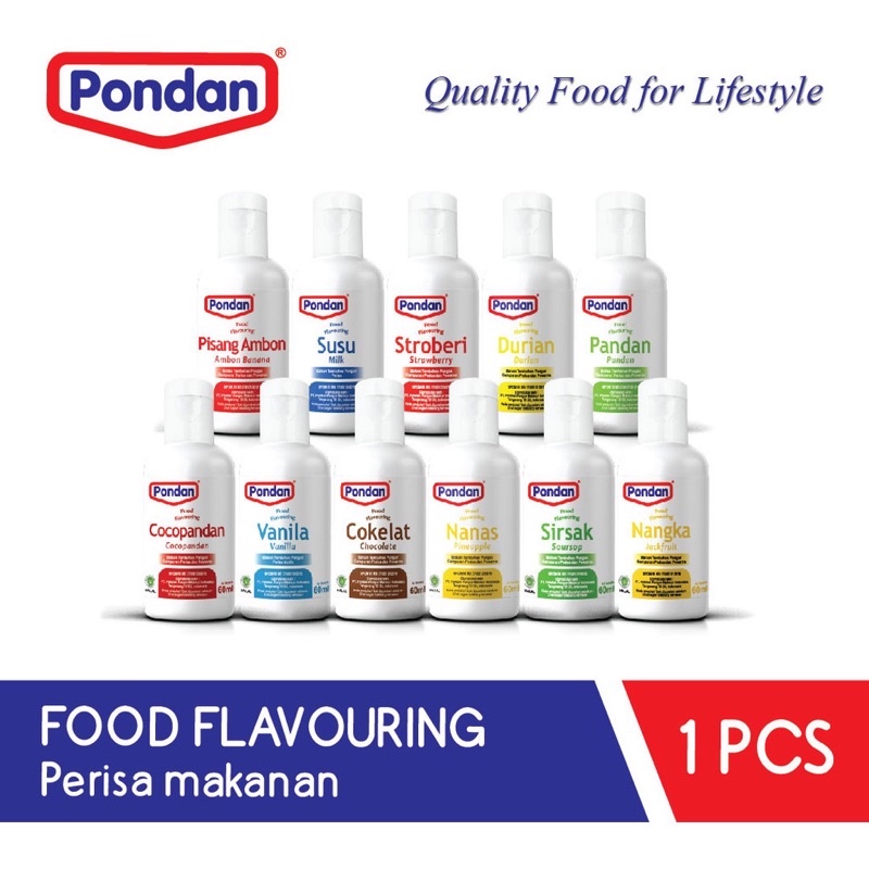 

Pondan Perisa (Food Flavouring) 60ml