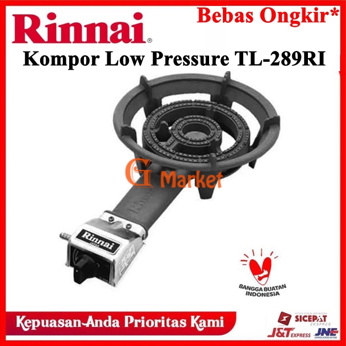 Jual Rinnai Kompor Gas Tungku Black Tl Ri Turbo Komersial Low