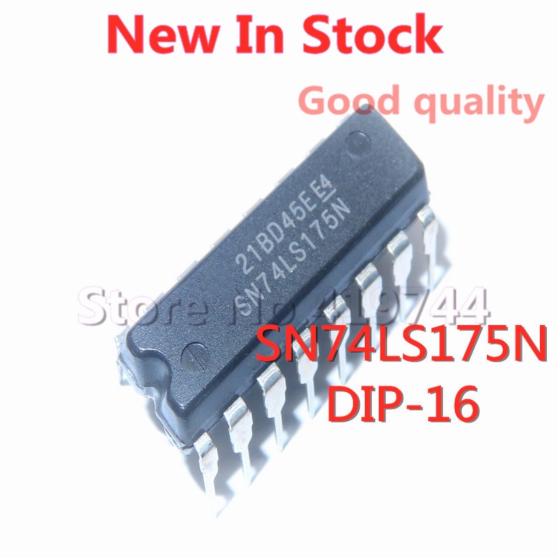 [xqx] 5pcs/lot SN74LS175N 74LS175 DIP-16 Pemicu Tipe D Empat Arah Dalam Stok IC Asli Baru