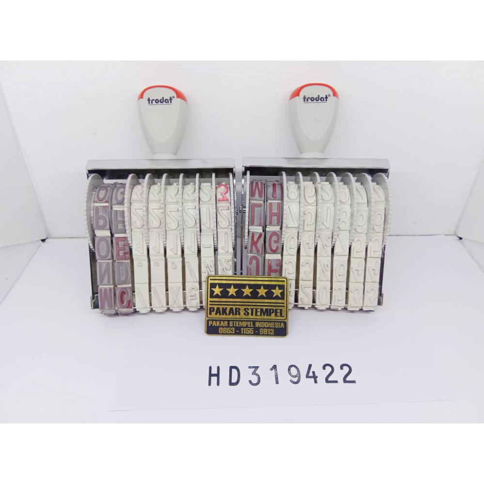 

Stempel modif 15ml 8 digit huruf dan angka