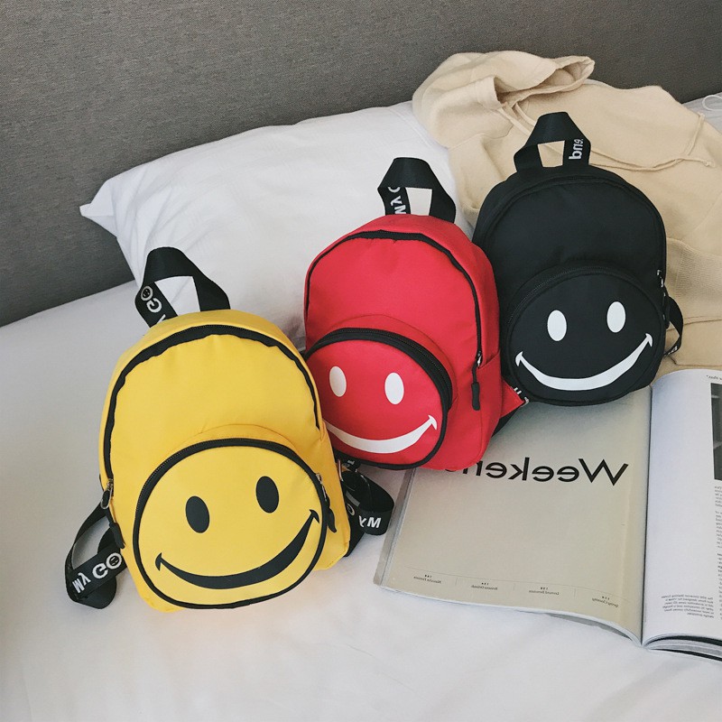 HappyOliver TAS SMILING BACKPACK import anak resleting backpack anak laki tas ransel anak tas sekolah paud