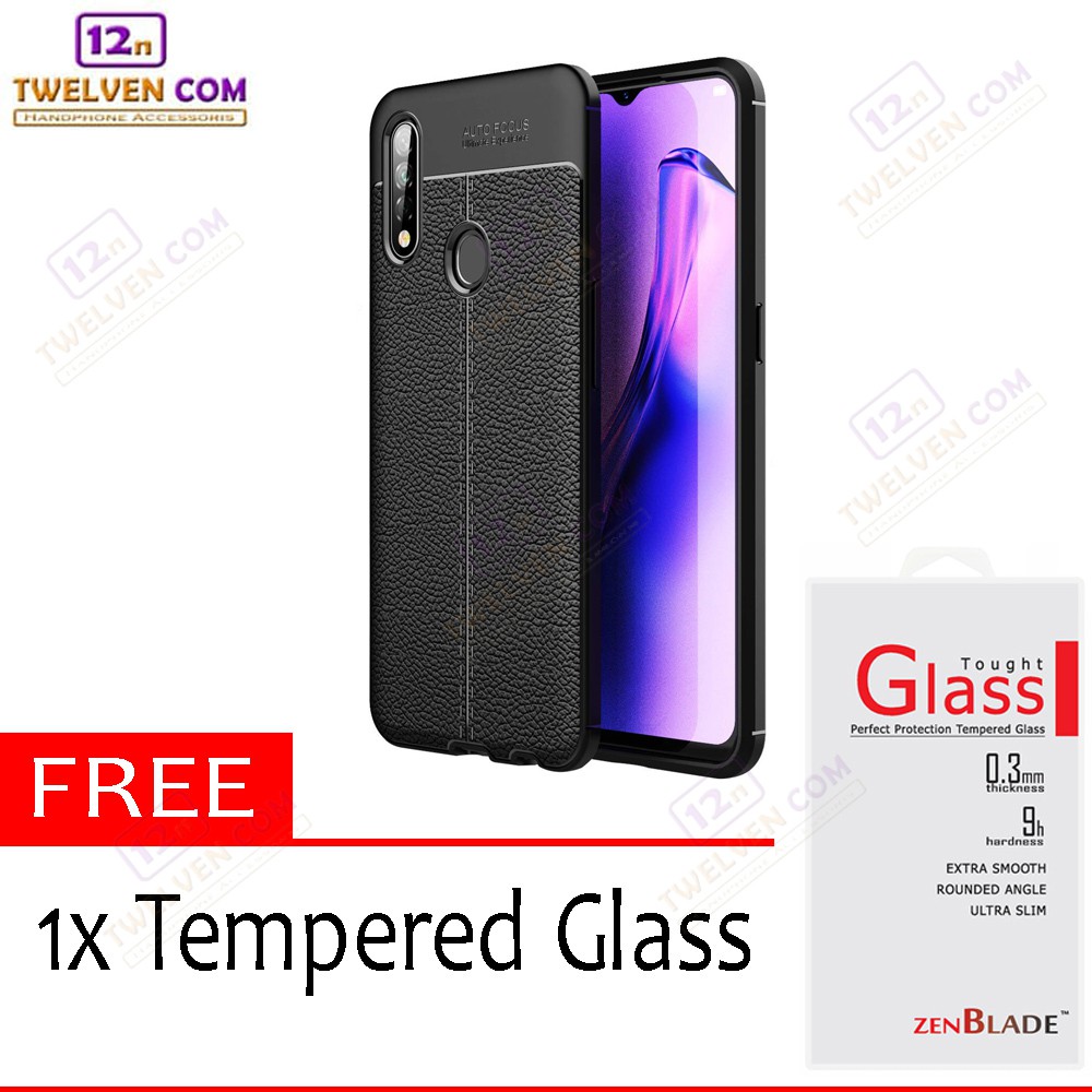 Case Auto Focus Softcase Oppo A31 / A8 2020 - Free Tempered Glass