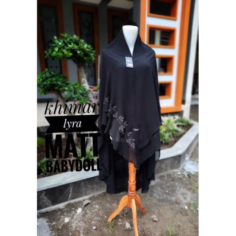 Jilbab syari jumbo bahan ceruti baby doll temboro jilbab syari