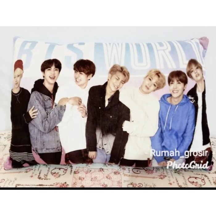 Pillow Doll | Bantal Bts Bt21 Kpop Jumbo Persegi