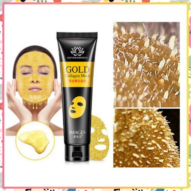 Jual Tube IMAGES Gold Collagen Mask Blackhead Remover Masker Wajah