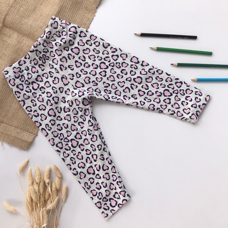 LEGGING ANAK PEREMPUAN 6 BULAN LEGGING BAYI POLOS MOTIF 1 TAHUN
