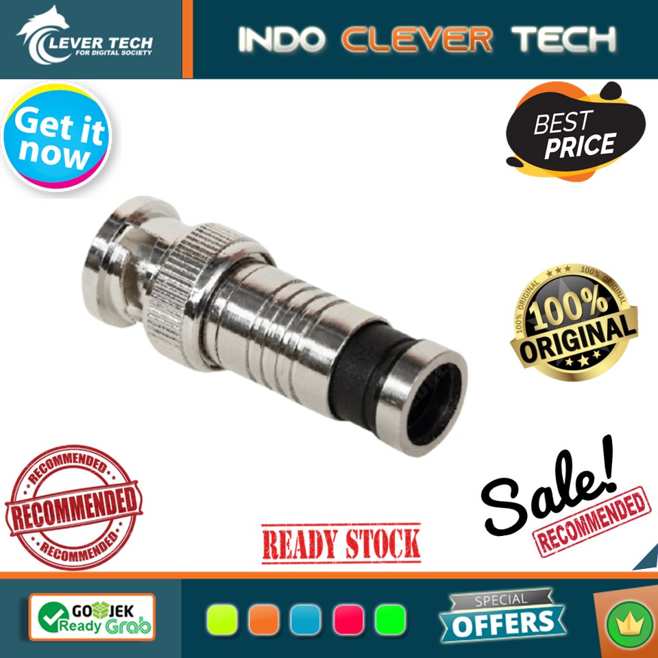 BNC Compression Male Connector RG59 TW