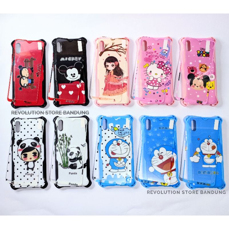 Silikon Hp Vivo Y1S Y91C Motif Karakter Doraemon Hello Kitty Keroppi Mickey Minnie Mouse Panda Stitc