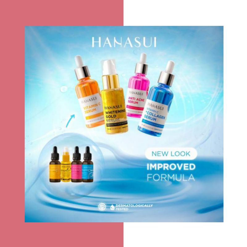 SERUM HANASUI JAYA MANDIRI ALL VARIAN / ANTI ANCE /VITAMIN C / VITAMIN C + COLLAGEN / WHITENING GOLD