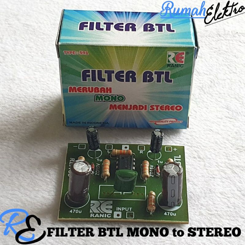 Kit Filter BTL MONO Menjadi STEREO RANIC
