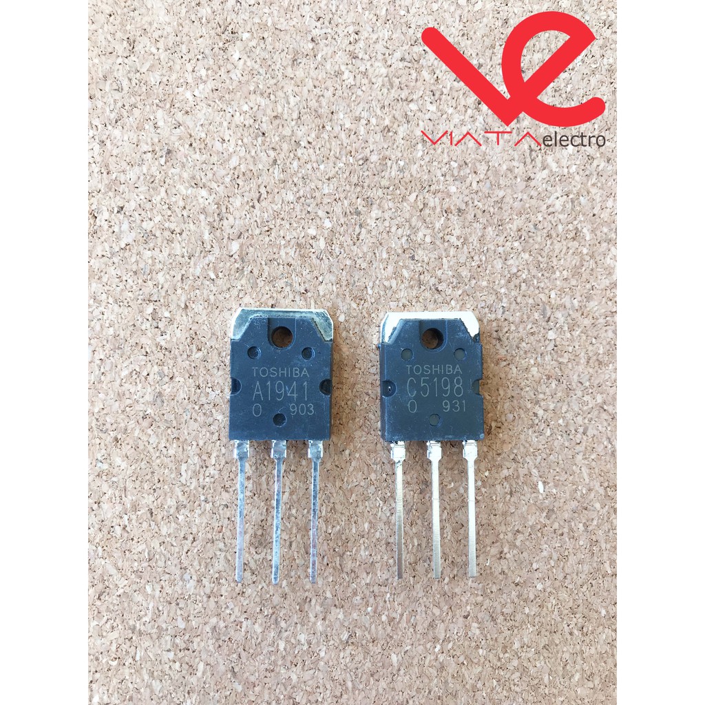 A1941 C5198 (1SET) TOSHIBA KWALITAS TRANSISTOR 2 A941-C5198 II A1941 C 5198