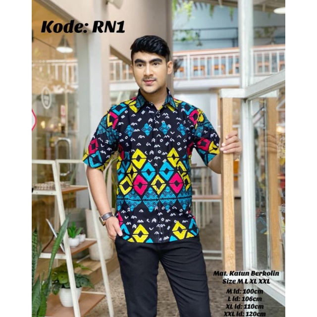 BATIK KODE GAUTAMA 1 & GAUTAMA 2 | LONTARA | Kemeja Batik Pria By BATIK LANANG - Batik Khas Makassar
